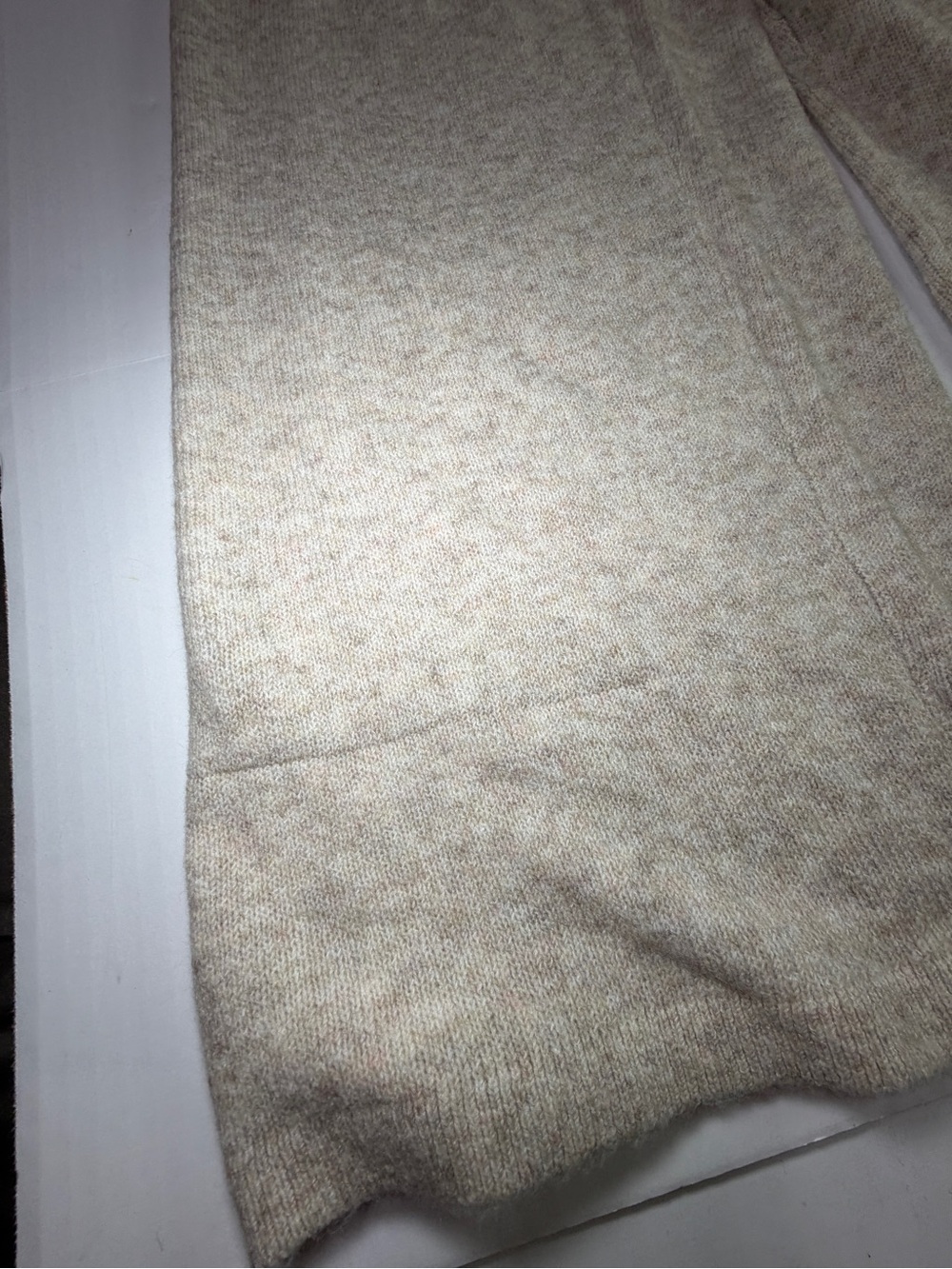 NWT Nordstrom Lounge Set XL Beige Heather 2 Piece Hoodie Pants - Picture 8 of 14